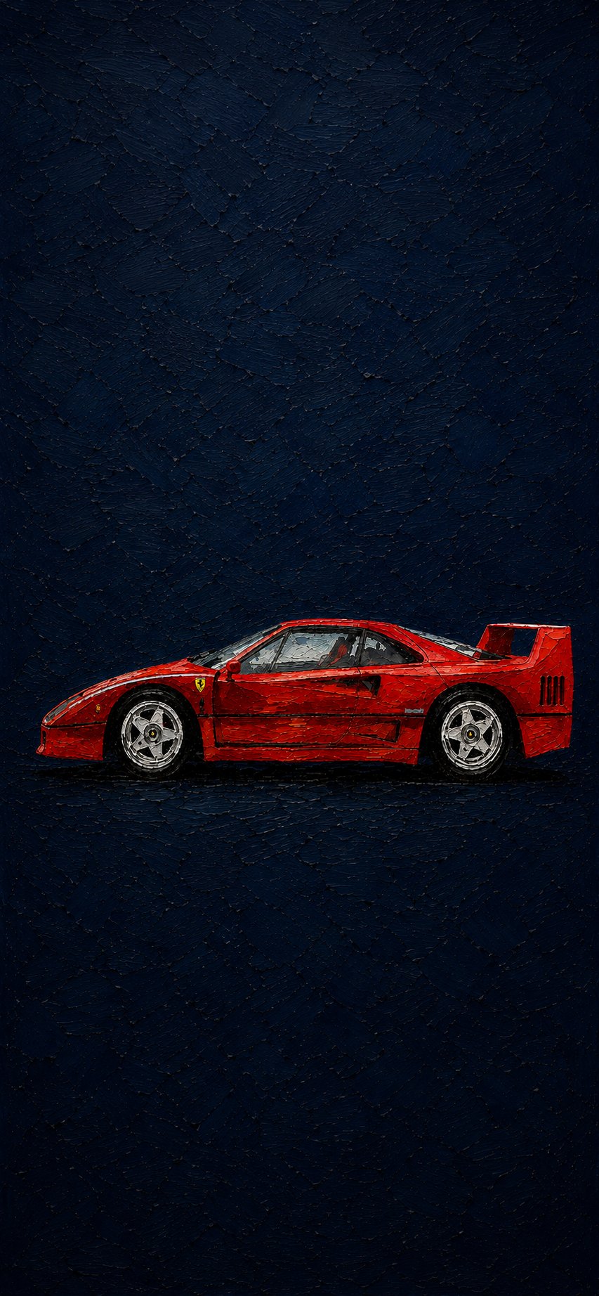 Wallpaper — Icons of Mobility — Vol. 1 (Mobile) — 4K impasto oil-painting mobile wallpaper
