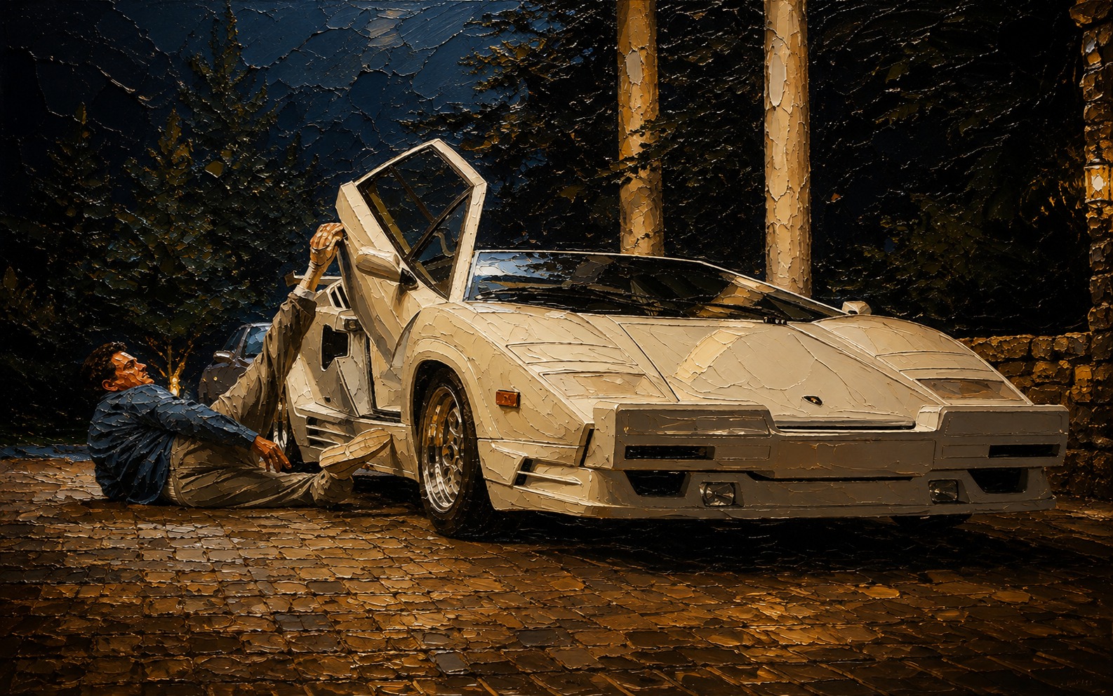 The Ludes — The Complete Collection — 4K impasto oil-painting desktop wallpaper