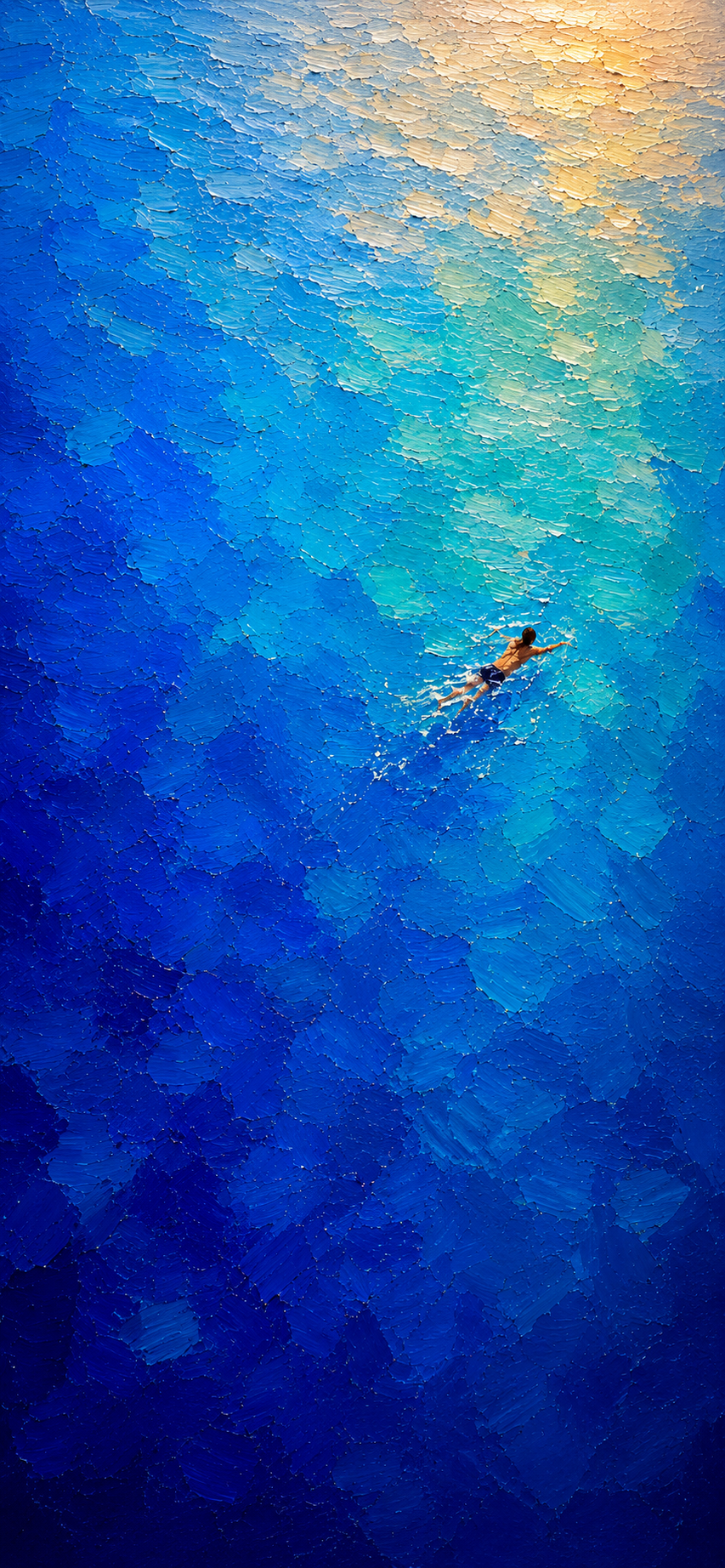 Wallpaper — Modes of Living — Vol. 1 (Mobile) — 4K impasto oil-painting mobile wallpaper