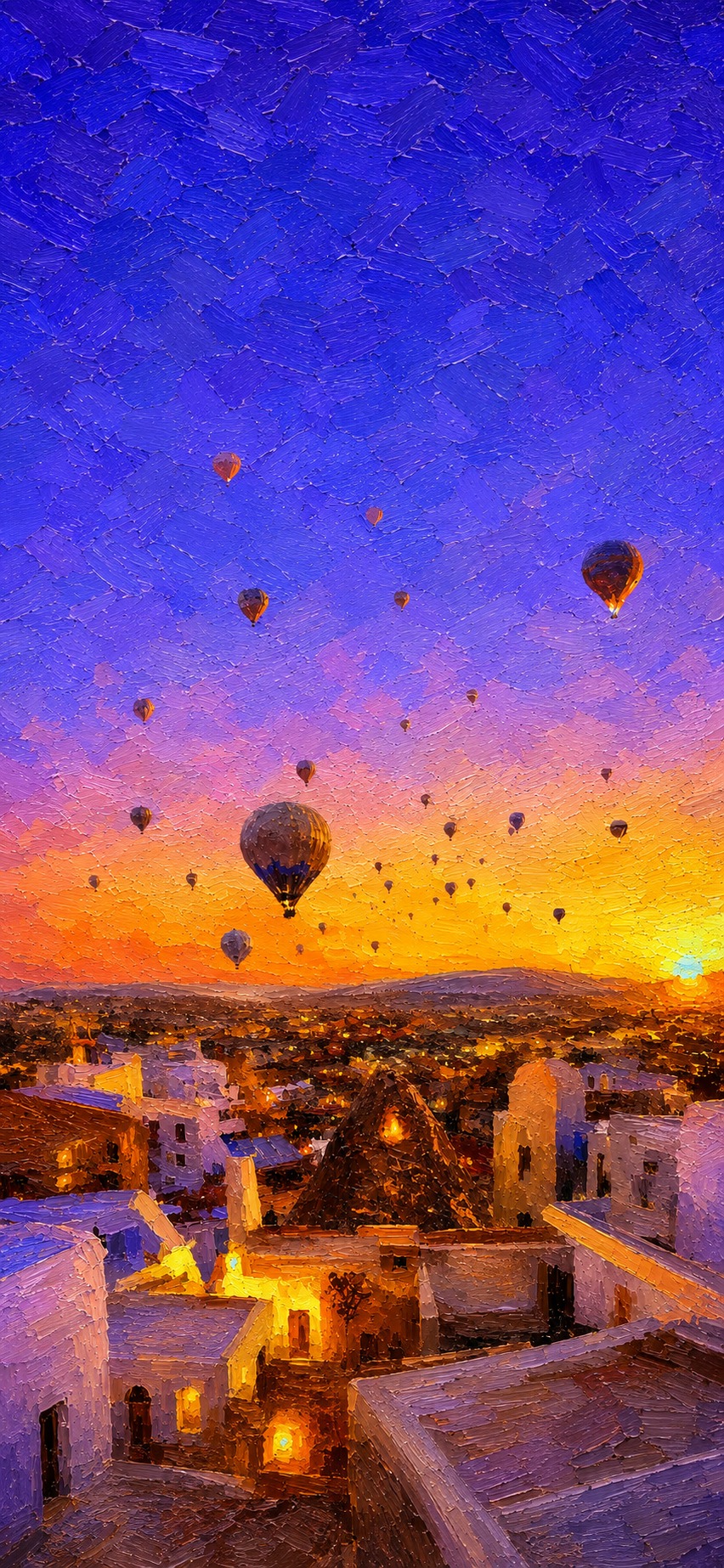 Wallpaper — The Complete Collection — 75+ Wallpapers (Mobile) — 4K impasto oil-painting mobile wallpaper