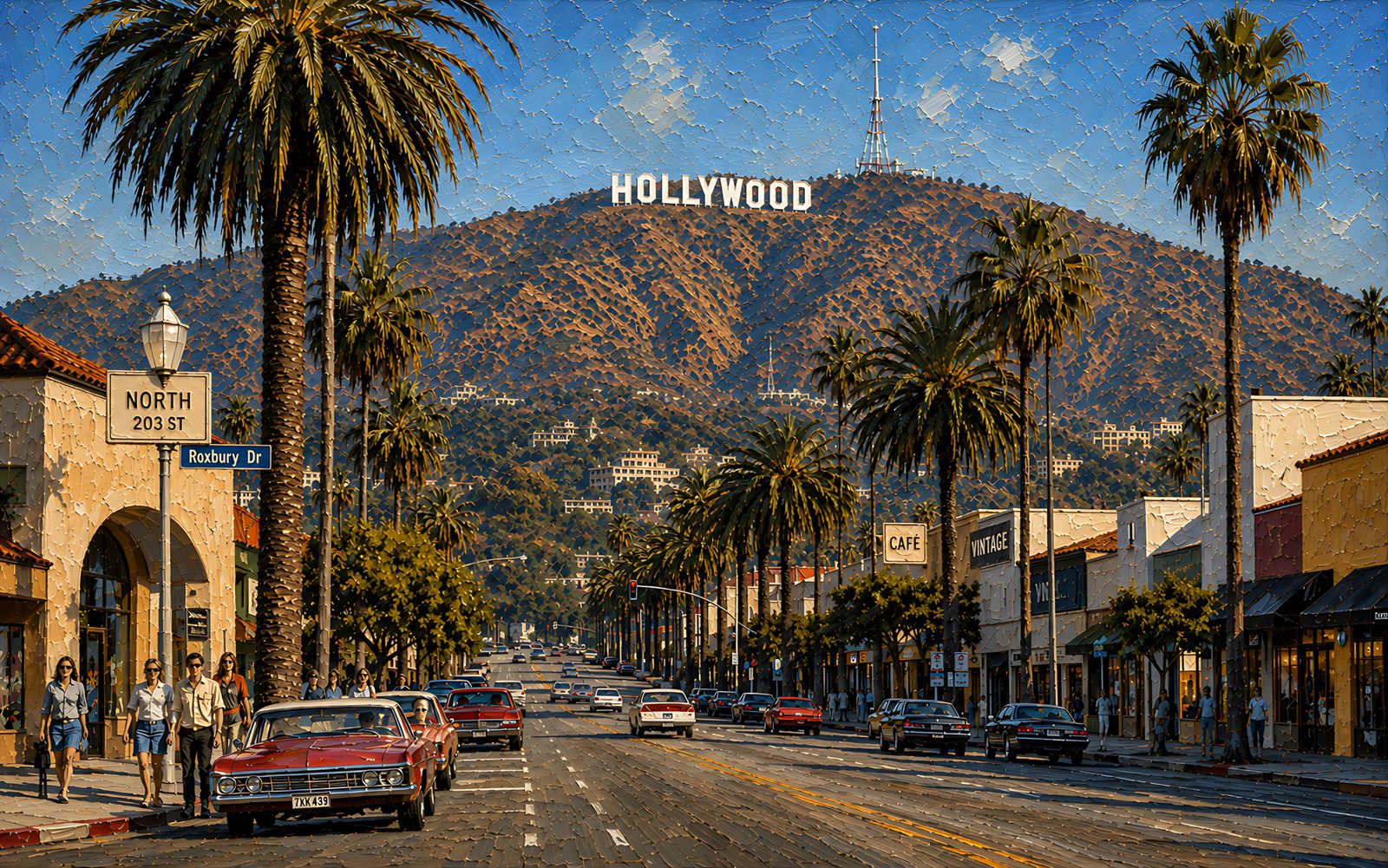 Hollywood — The Complete Collection — 4K impasto oil-painting desktop wallpaper