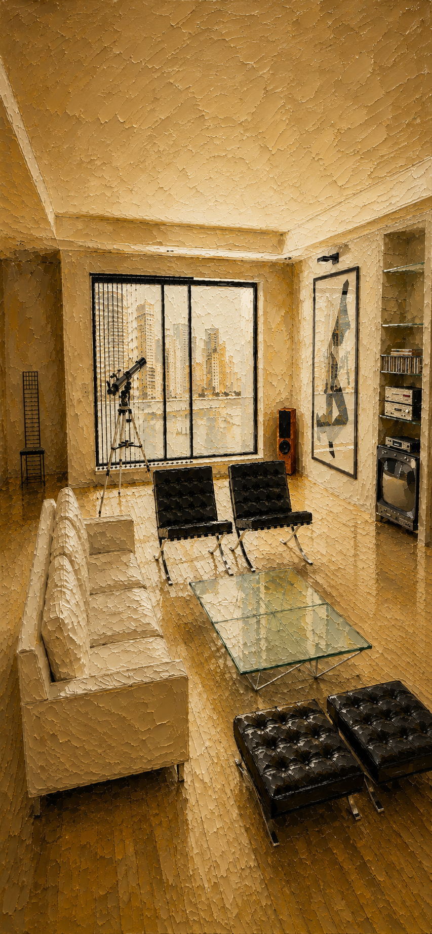 Wallpaper — Modes of Living — Vol. 1 (Mobile) — 4K impasto oil-painting mobile wallpaper